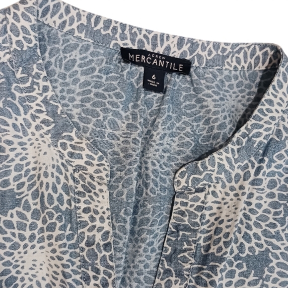J. Crew Mercantile Floral Shorts Romper - Picture 6 of 9
